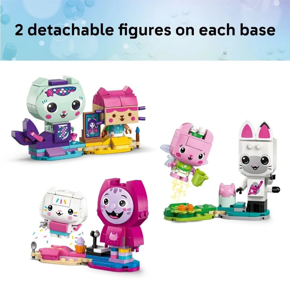 LEGO Gabby's Dollhouse Cat Friends Set - Pink/White (11215) 324pcs 6+ NIB Sealed